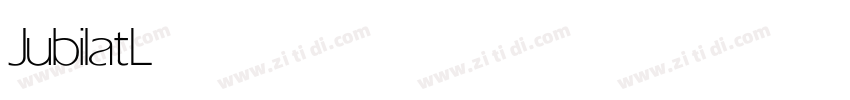 Jubilat Light字体转换